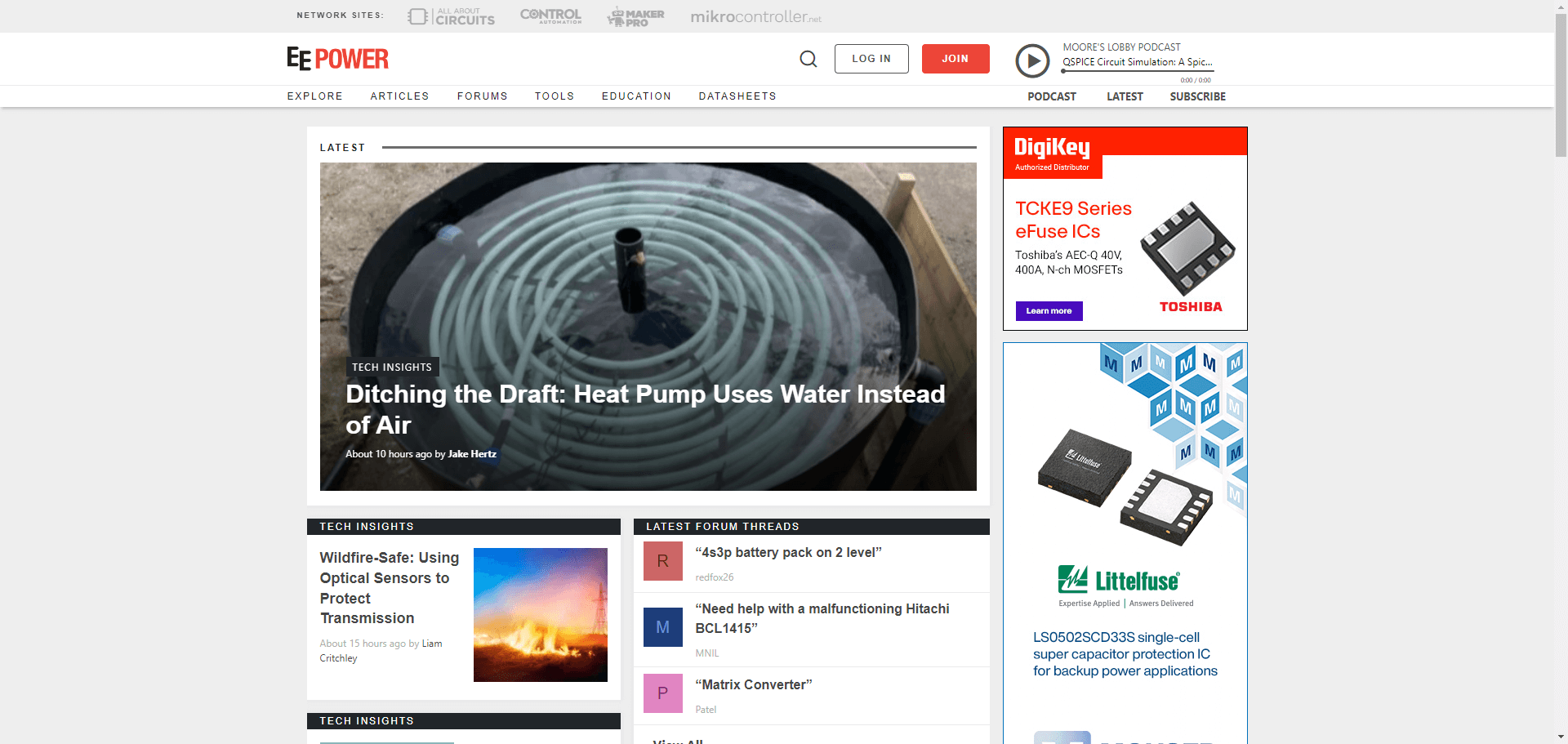 EEPower website image