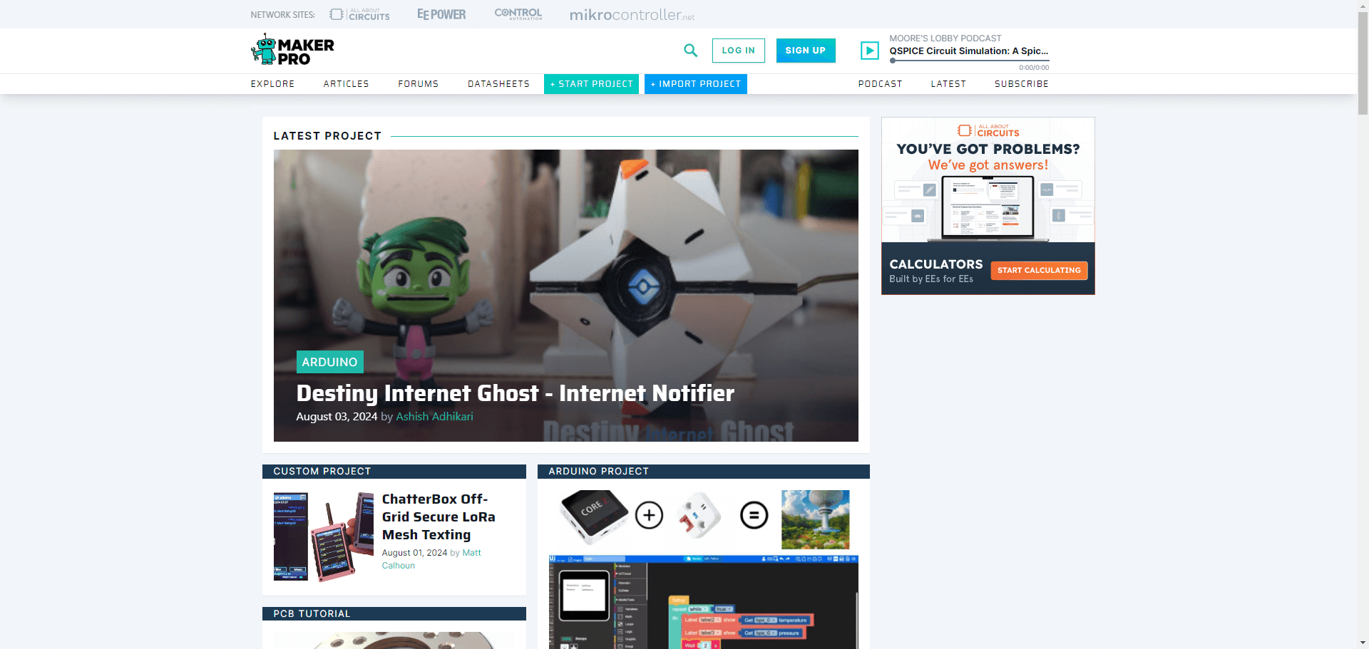 Maker Pro website thumbnail